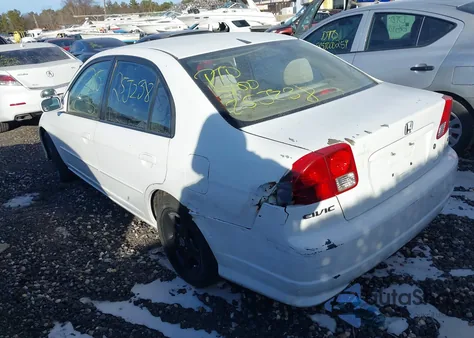 2004 Honda Civic Ex из США, поврежденный, VIN 2HGES26724H506299